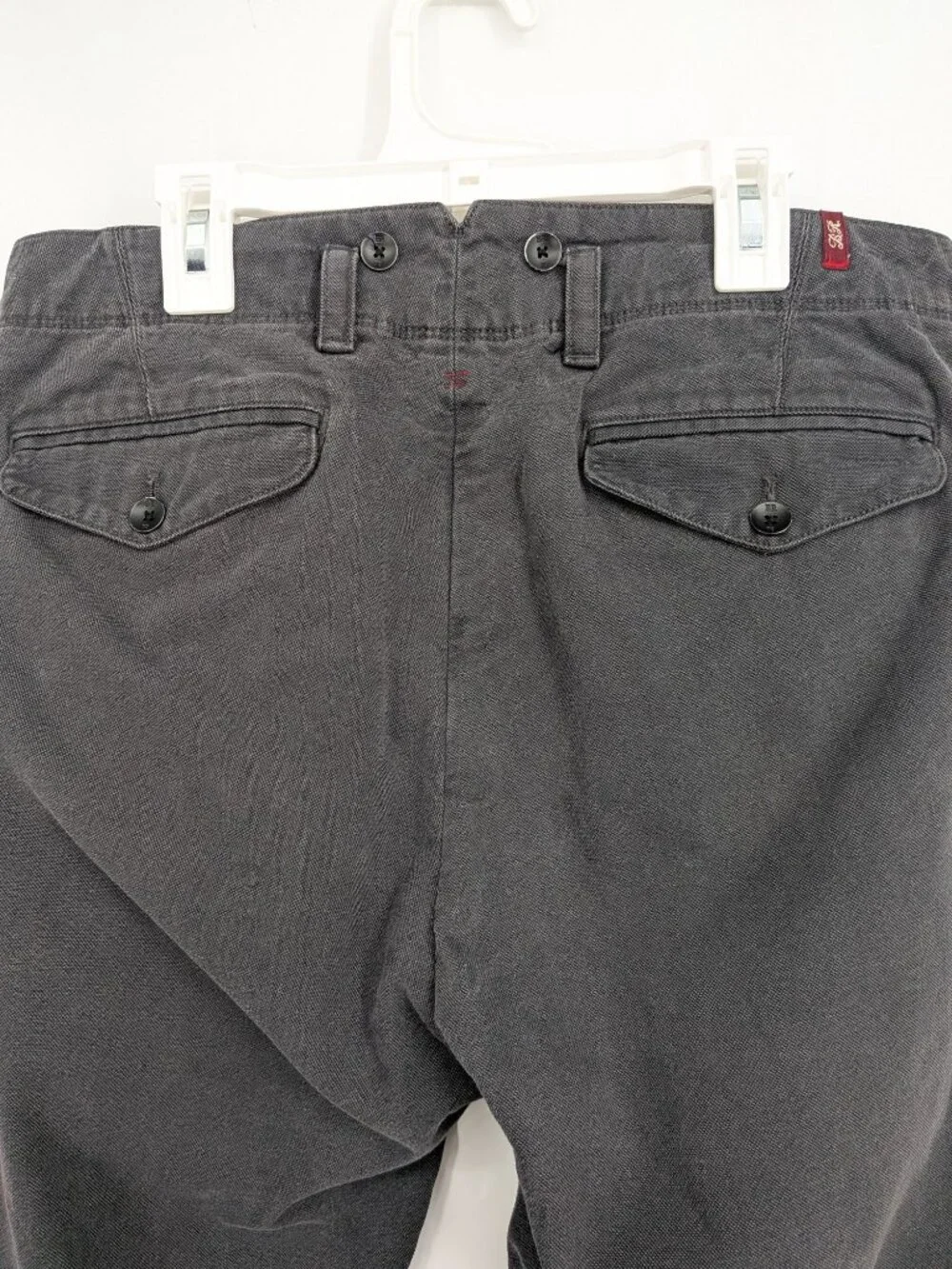 Banana Republic Straight Leg Chino Pants Minimalist Grunge Tailored Trousers 31